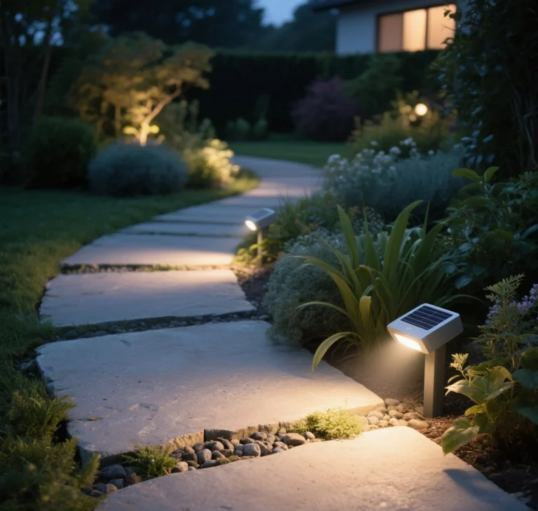 solar powered spot lights