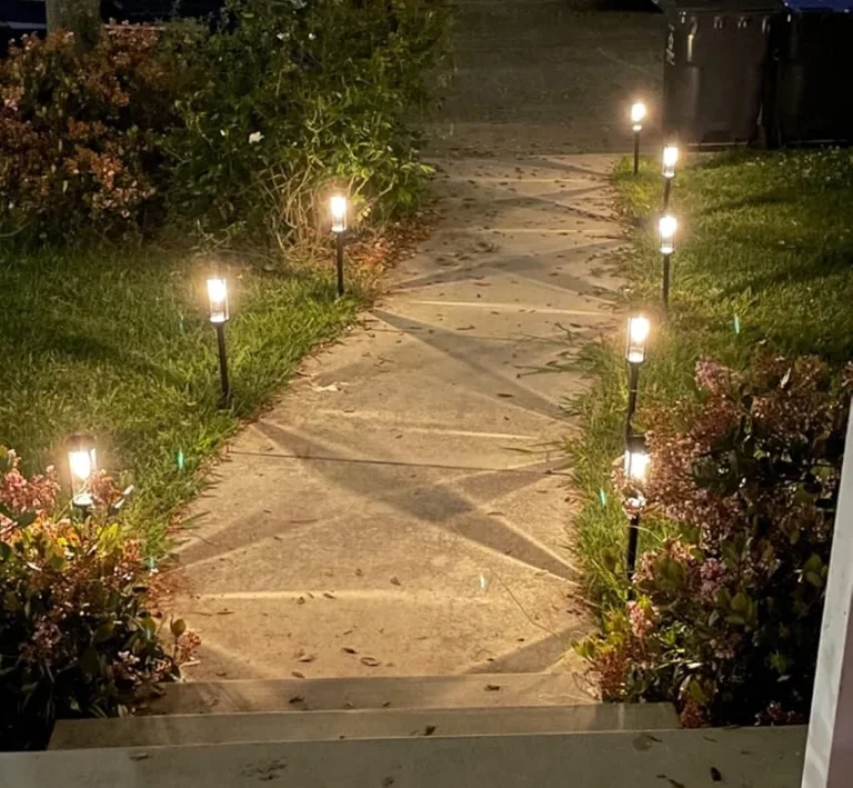 copper solar pathway lights