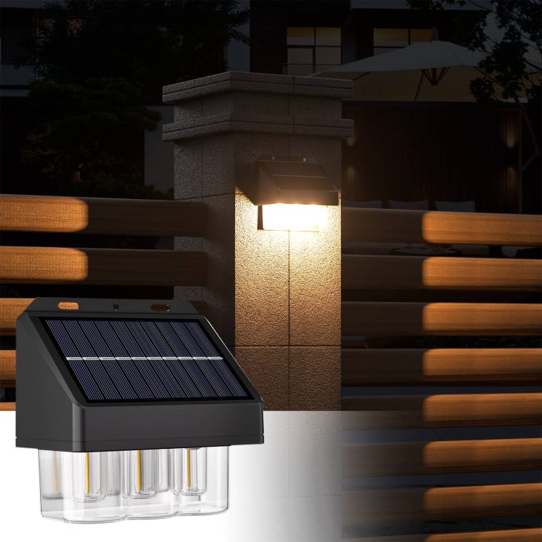 solar powered wall light