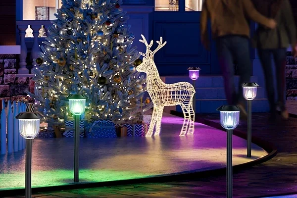 Solar Powered Color Changing Path Lights: Illuminate Your Outdoor Space with Style