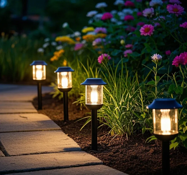 solar powered sidewalk lights