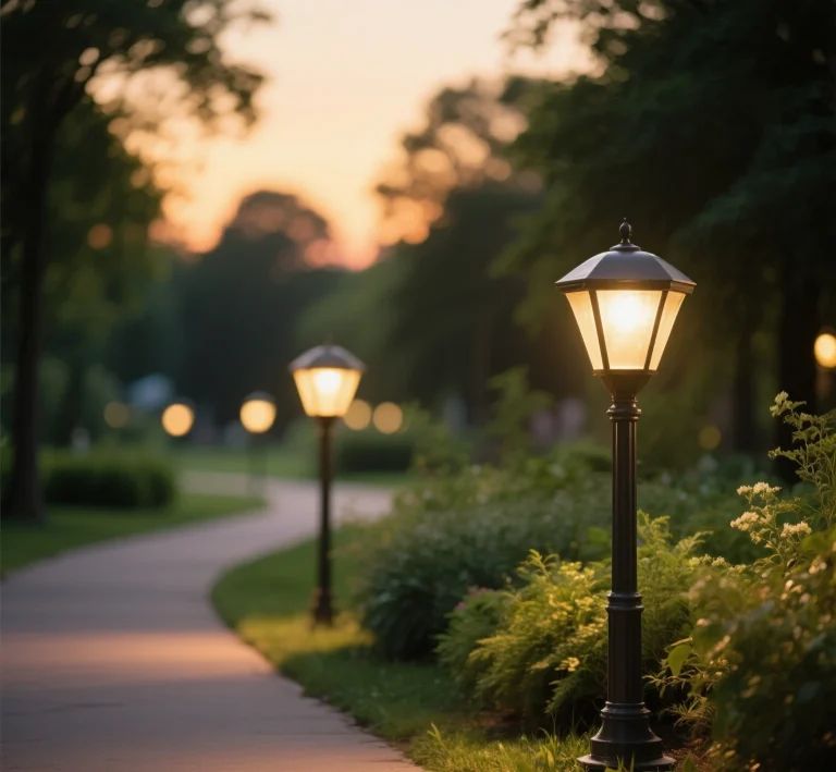 solar powered pathway lights